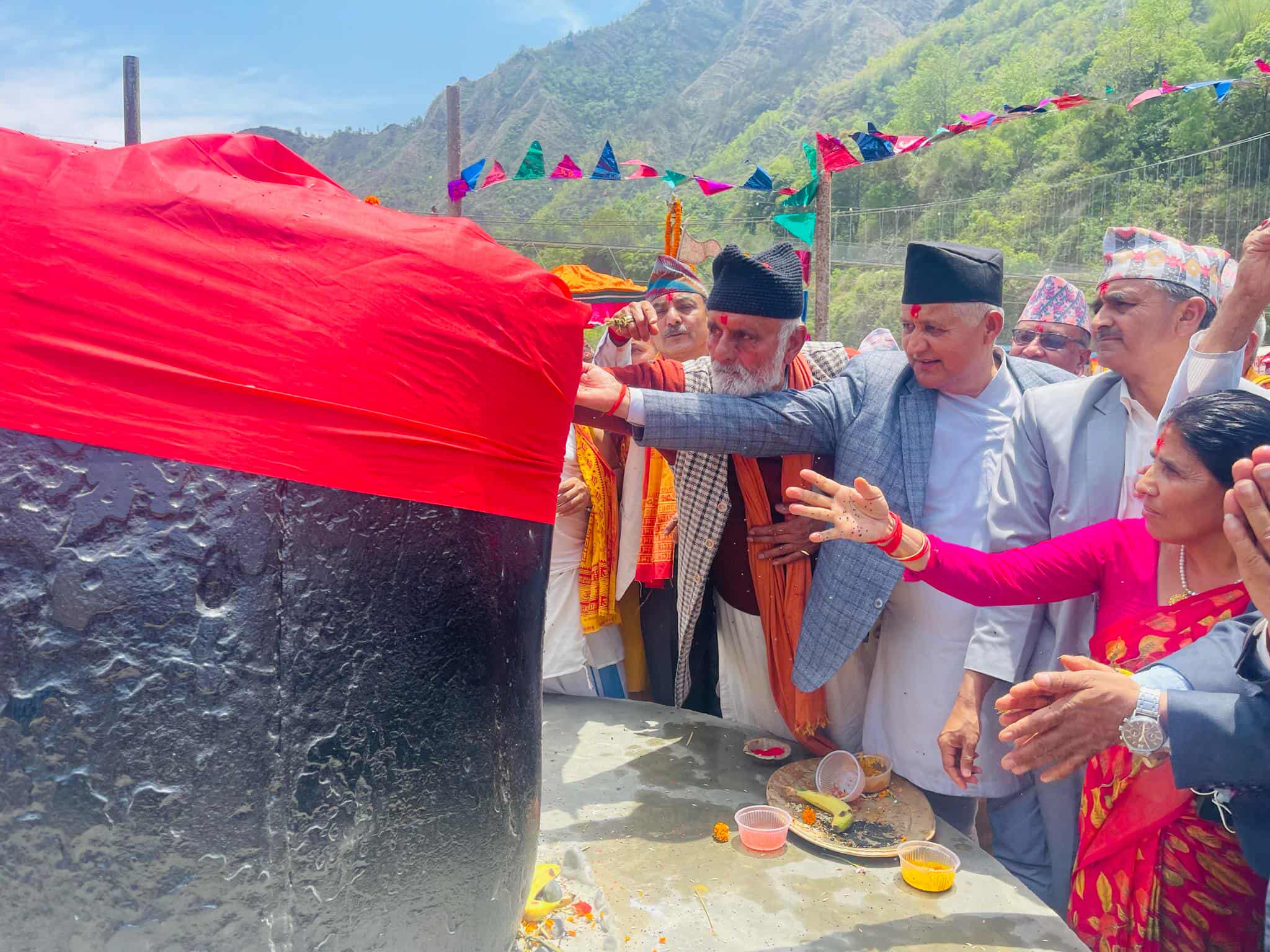 मुख्यमन्त्री आचार्यद्वारा प्रथम रुरुक्षेत्र शालग्राम महोत्सवको उद्घाटन
